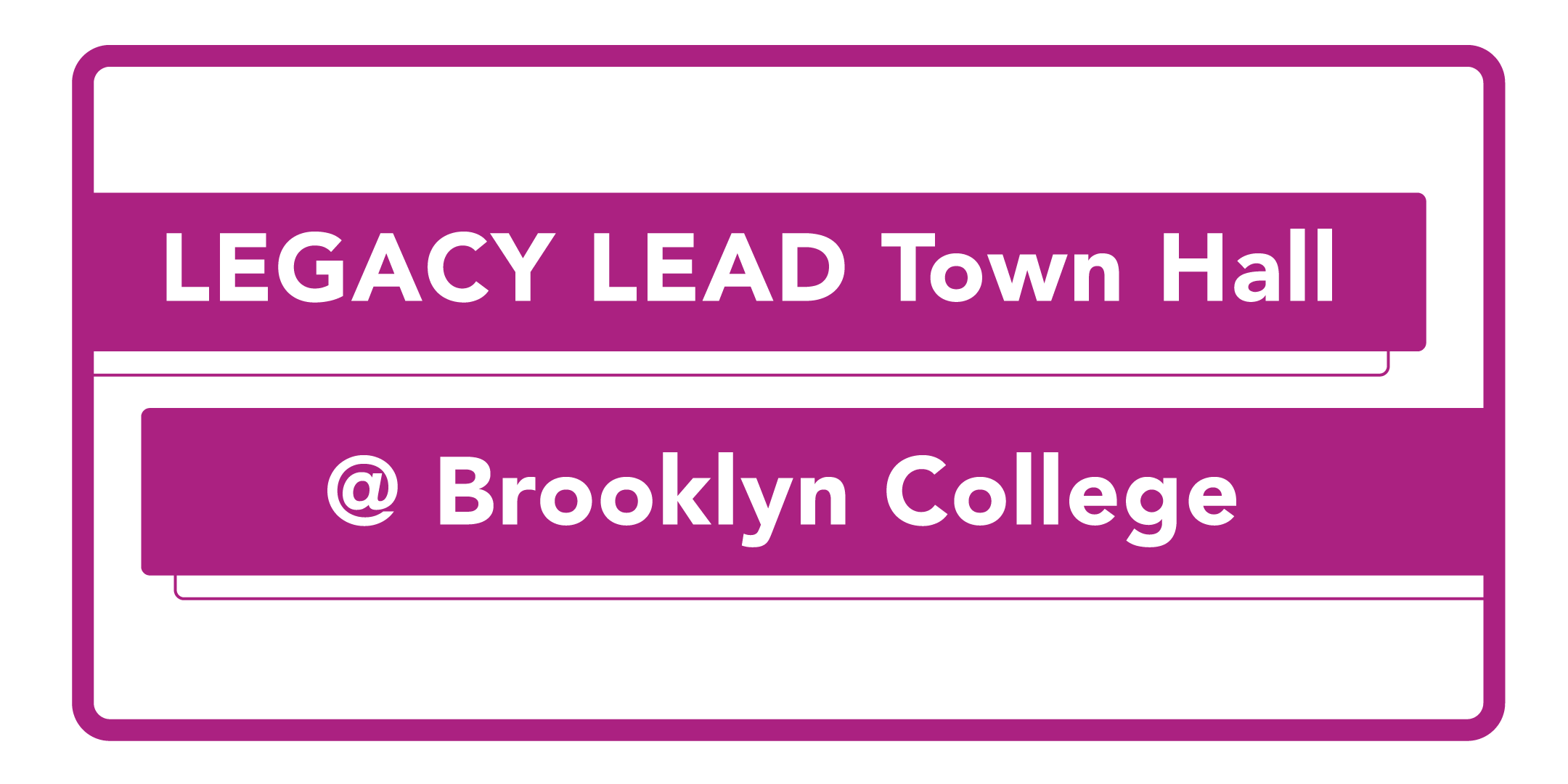 Legacy Lead Town Hall banner
